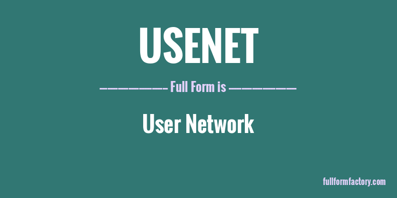 usenet-full-form