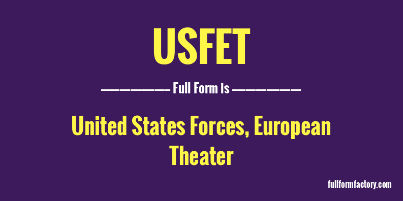 usfet-full-form