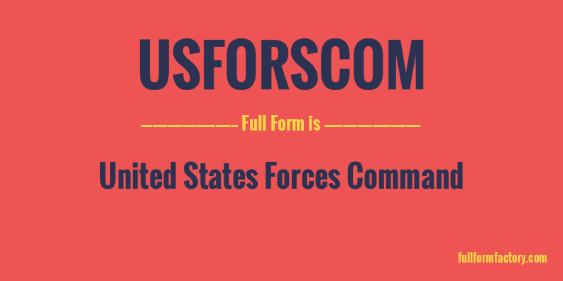 usforscom-full-form
