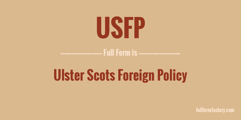usfp-full-form