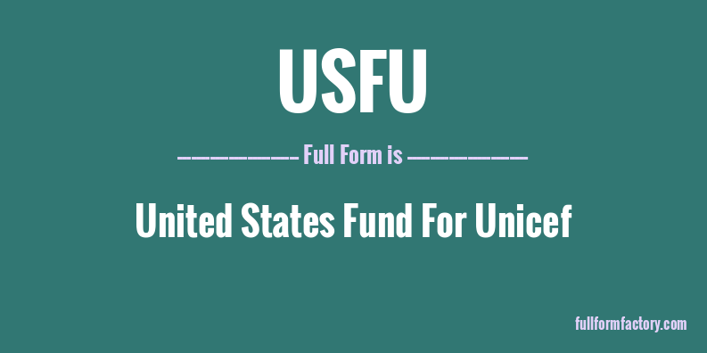 usfu-full-form