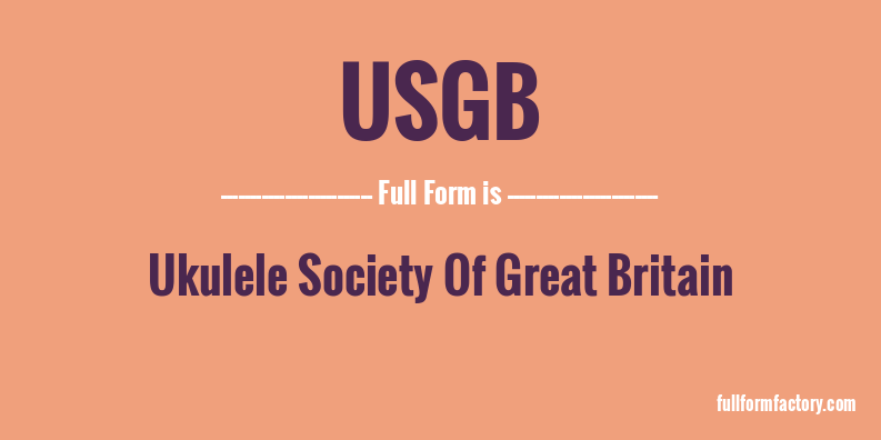 usgb-full-form