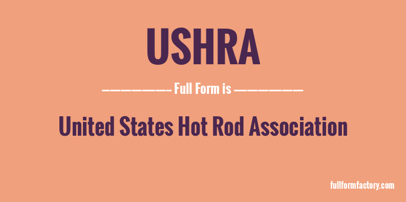 ushra-full-form