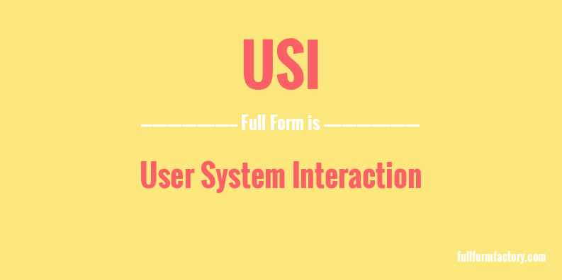usi-full-form