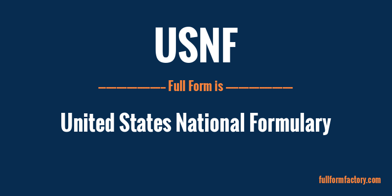 usnf-full-form