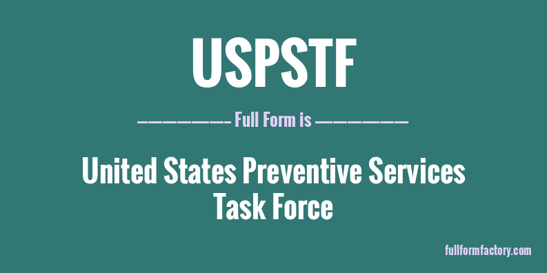 uspstf-full-form