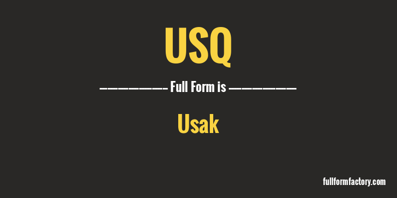 usq-full-form