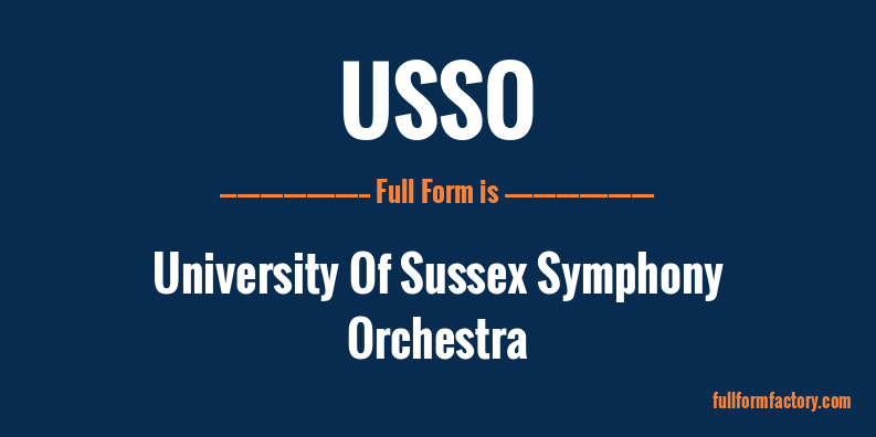 usso-full-form