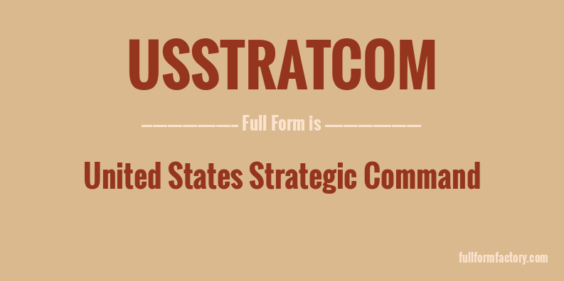 usstratcom-full-form
