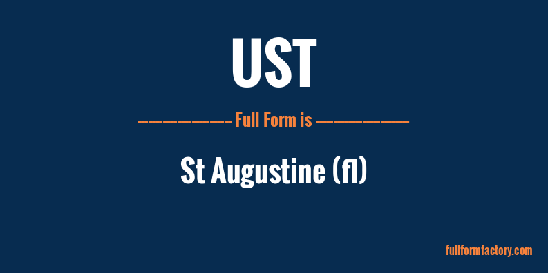 ust-full-form