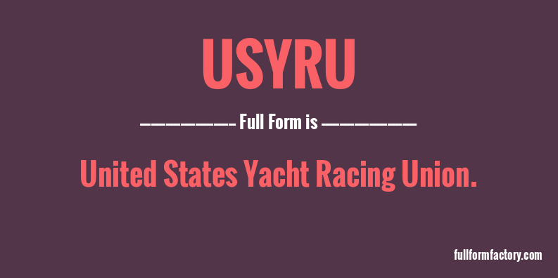 usyru-full-form