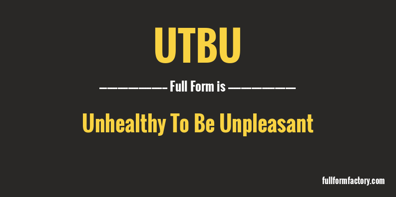 utbu-full-form