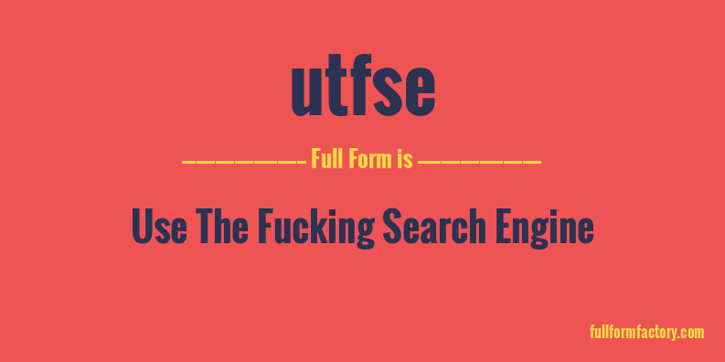 utfse-full-form