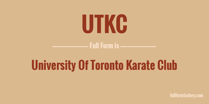 utkc-full-form