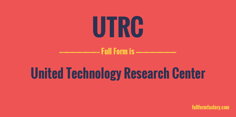 utrc-full-form