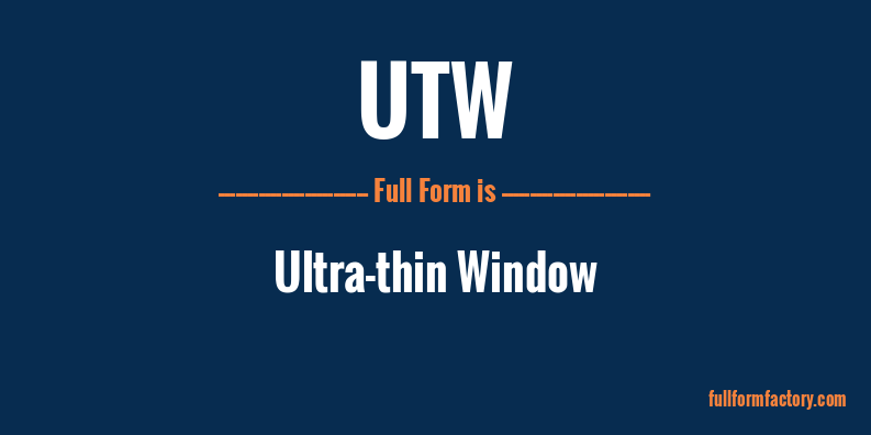 utw-full-form