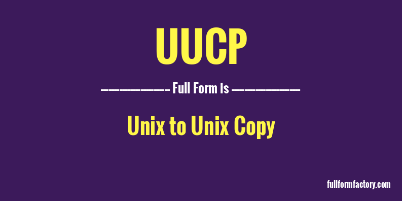 uucp-full-form