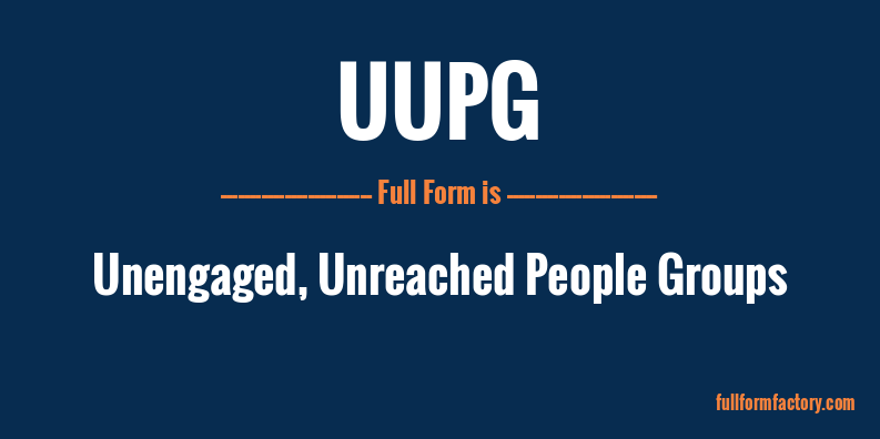 uupg-full-form