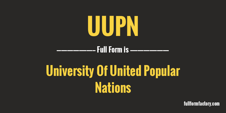 uupn-full-form