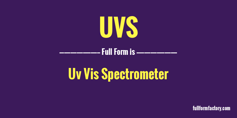 uvs-full-form