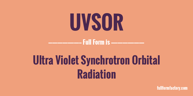 uvsor-full-form