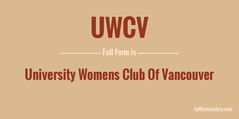 uwcv-full-form