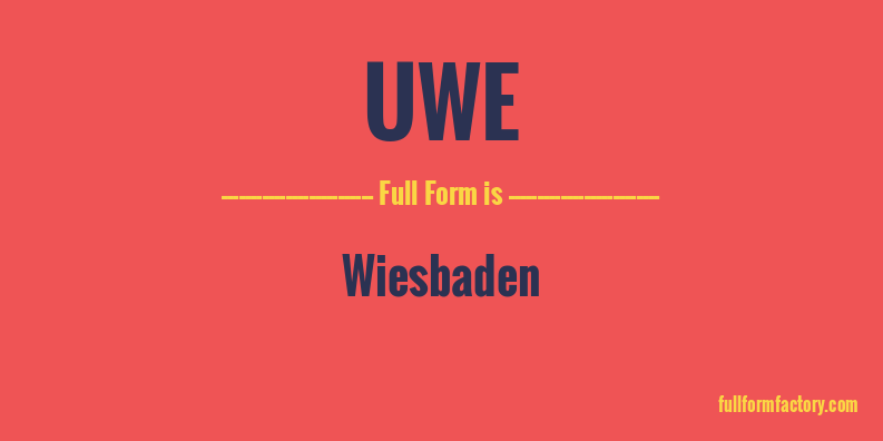 uwe-full-form