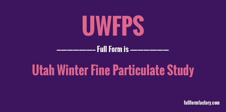 uwfps-full-form