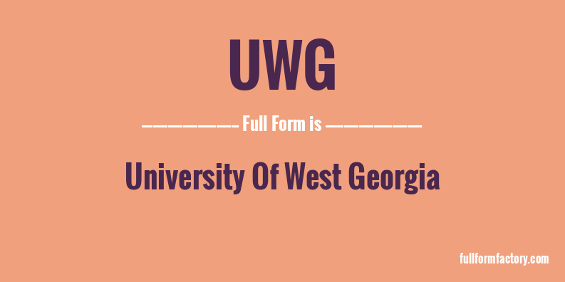 uwg-full-form