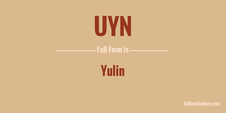 uyn-full-form