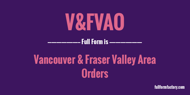 v&fvao-full-form