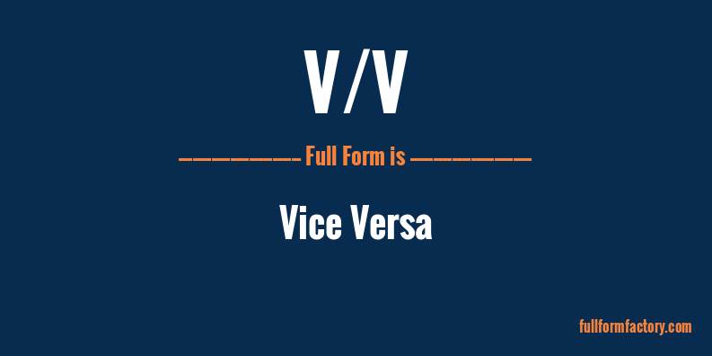 v/v-full-form