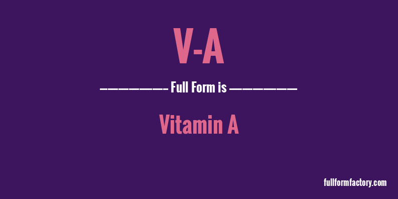 v-a-full-form