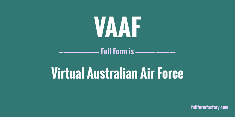 vaaf-full-form