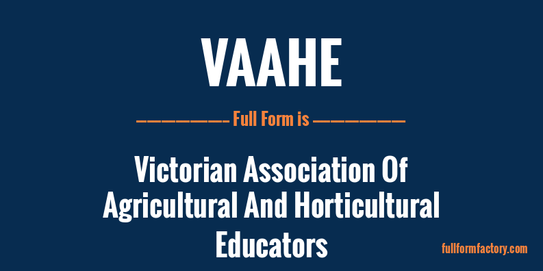 vaahe-full-form