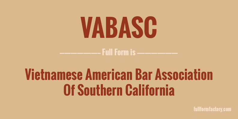 vabasc-full-form