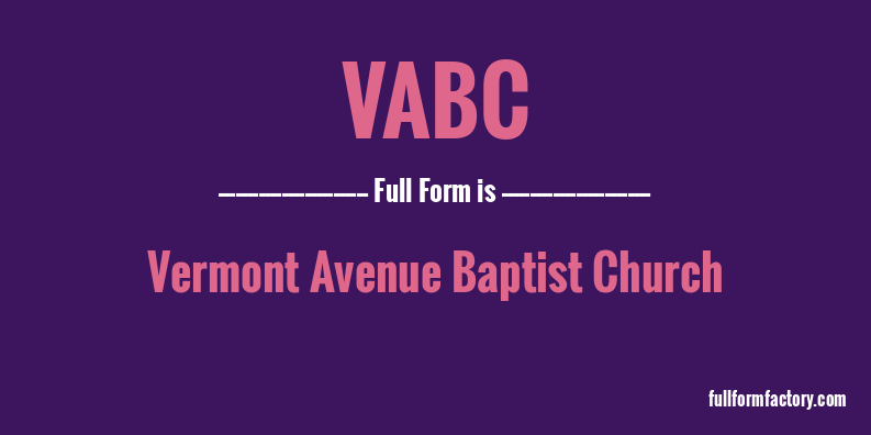 vabc-full-form