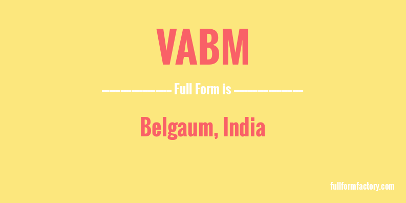 vabm-full-form