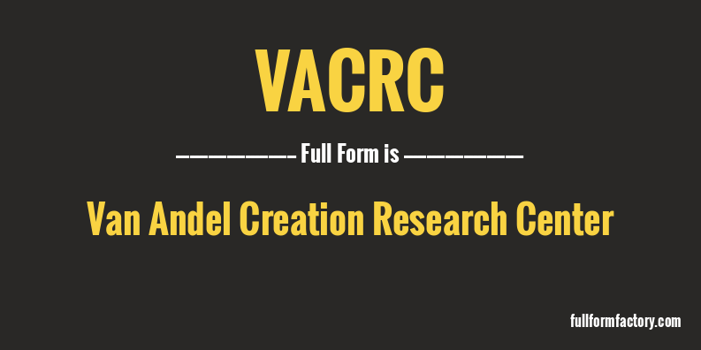 vacrc-full-form