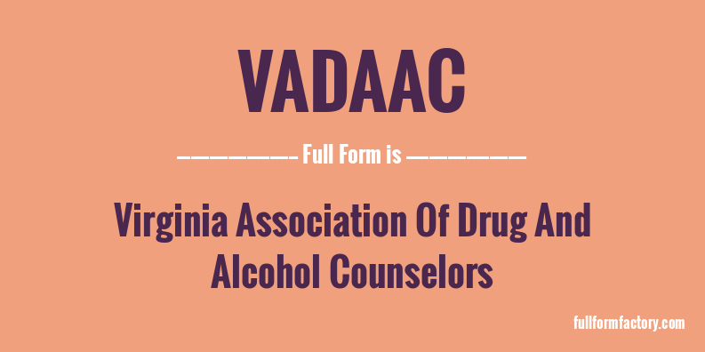 vadaac-full-form