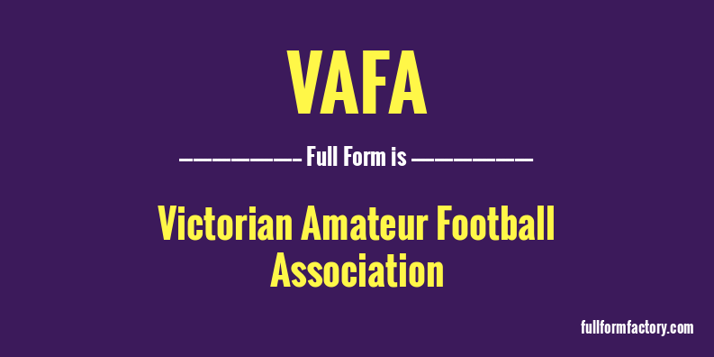 vafa-full-form