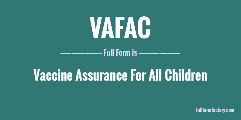 vafac-full-form