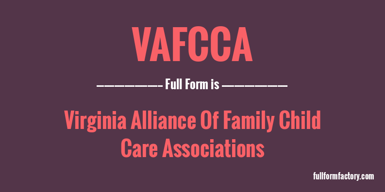 vafcca-full-form