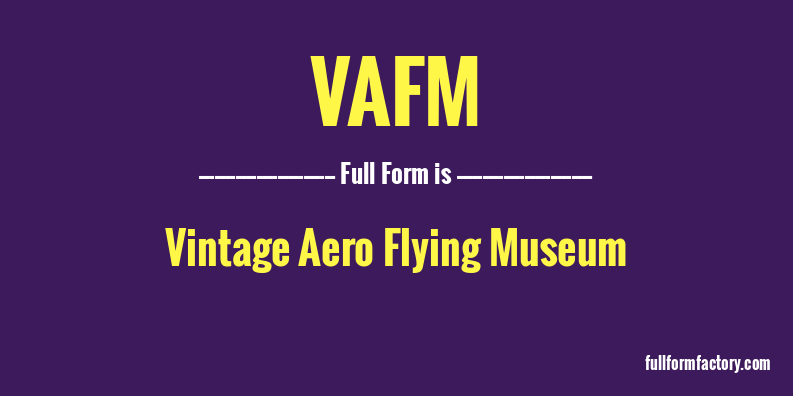 vafm-full-form