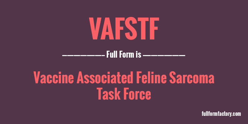 vafstf-full-form