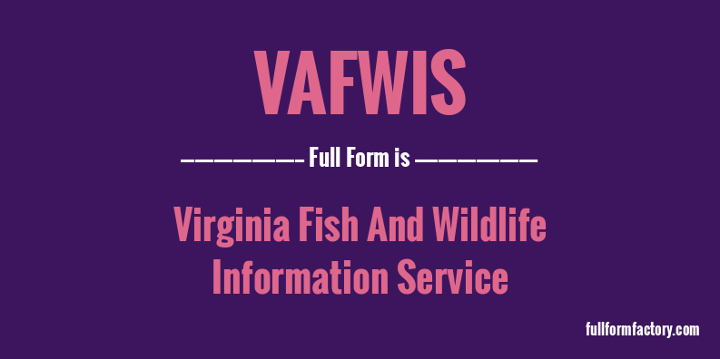 vafwis-full-form