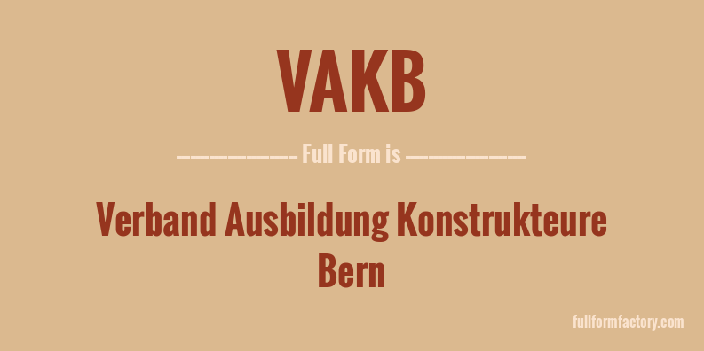 vakb-full-form