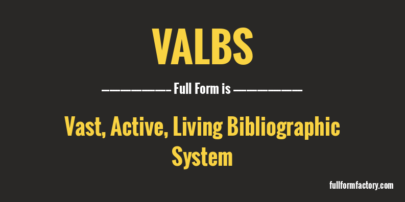 valbs-full-form