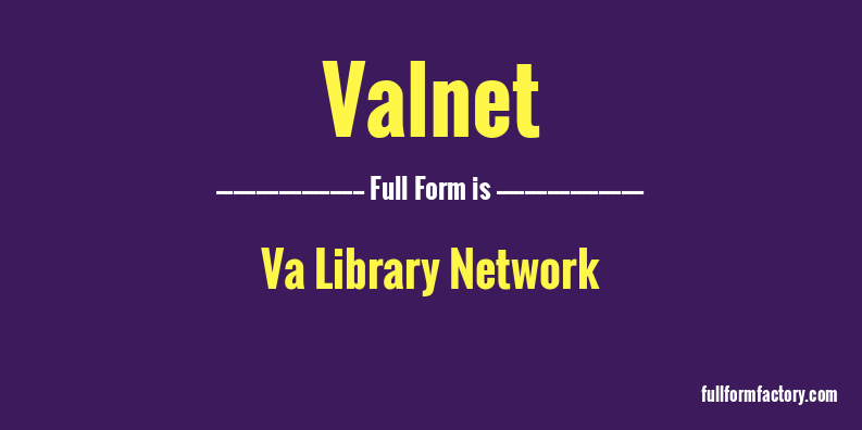 valnet-full-form