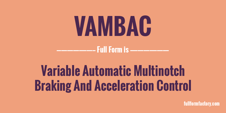 vambac-full-form